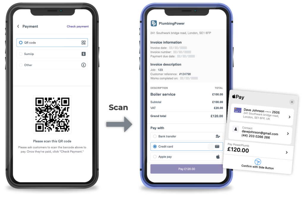 Collect payments with Apple Pay straight from site