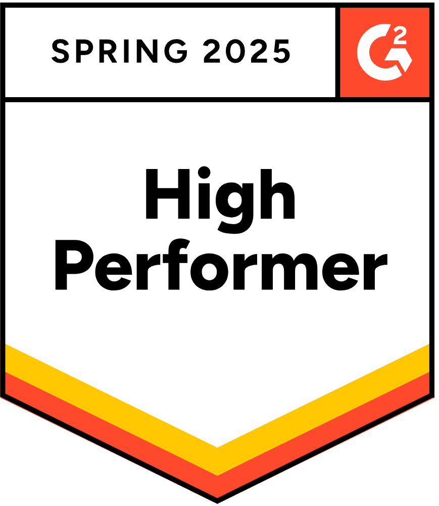g2 high performer award spring 2025
